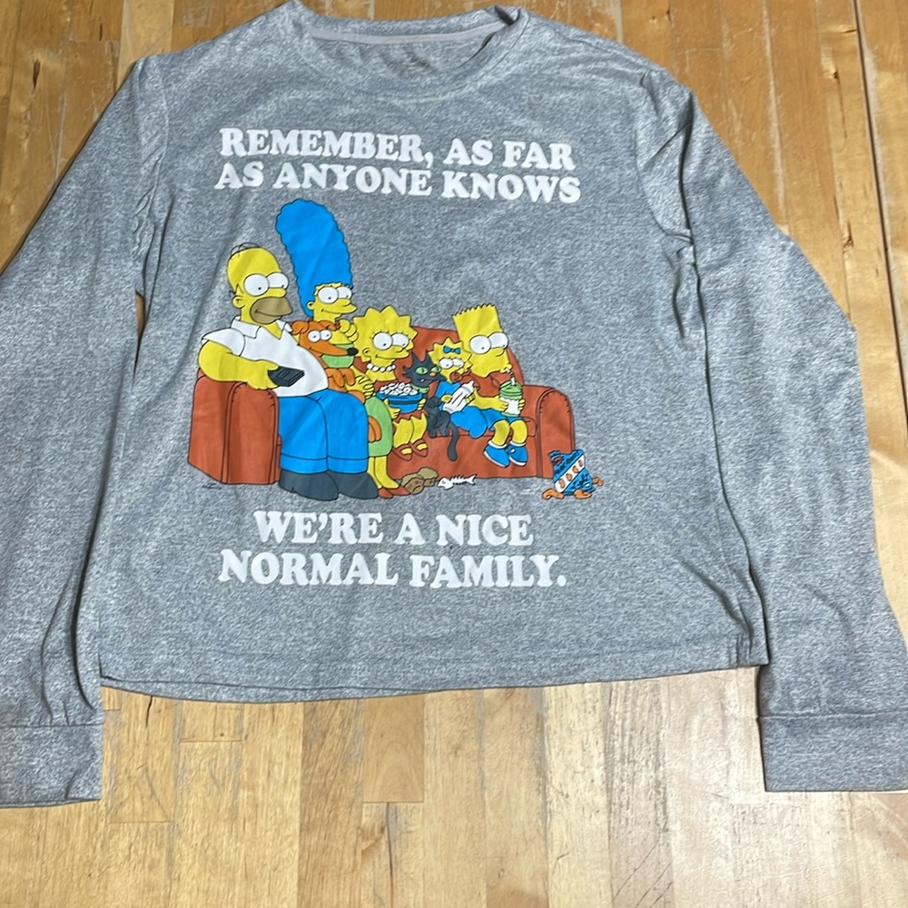 The Simpson long sleeve crop top